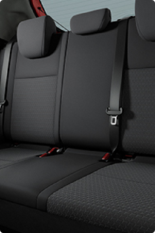Rear seats headrest